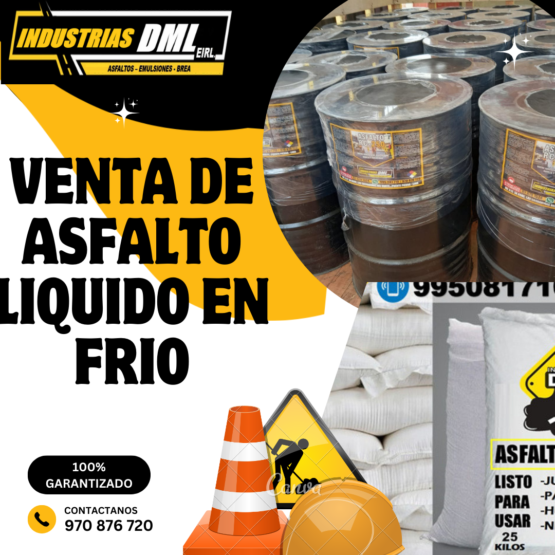 VENTA DE ASFALTO LIQUIDO EN FRIO